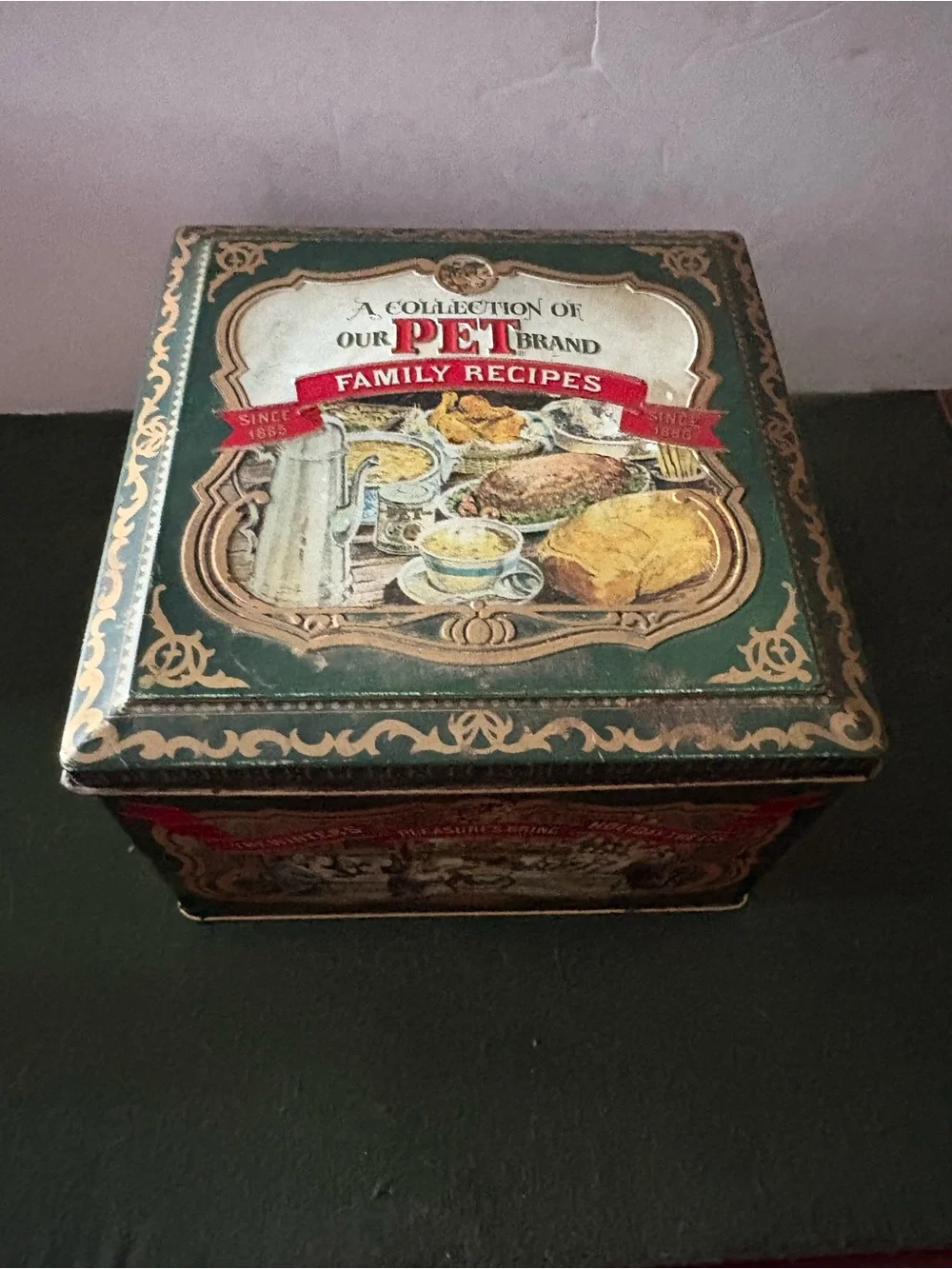 Vintage Pet Brand Recipe Tin & Recipes